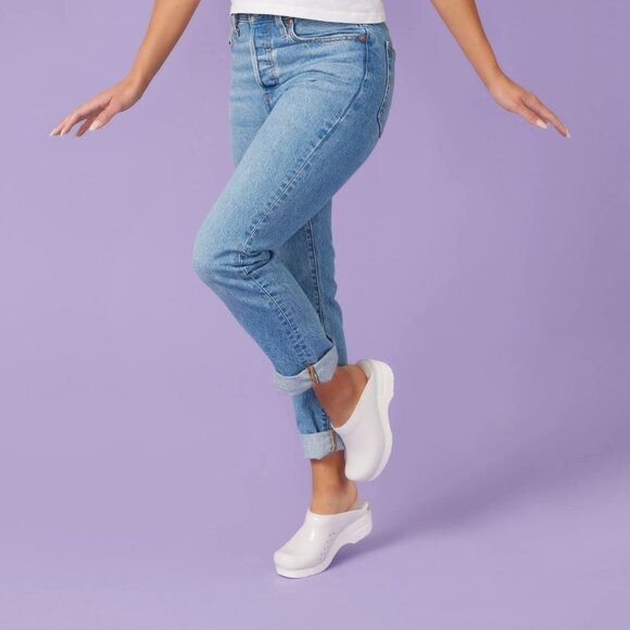 NEW Dansko Sonja Translucent Clogs For Women in White Translucent 7253s3 - Picture 2 of 8